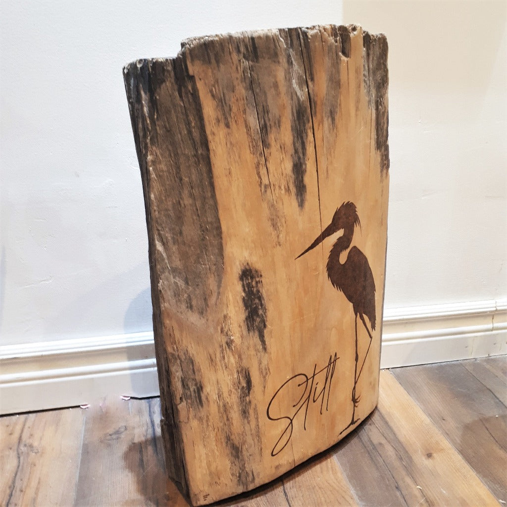STILL - Heron on Wood