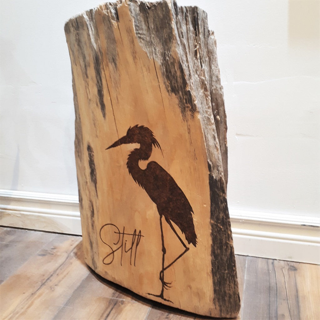 STILL - Heron on Wood