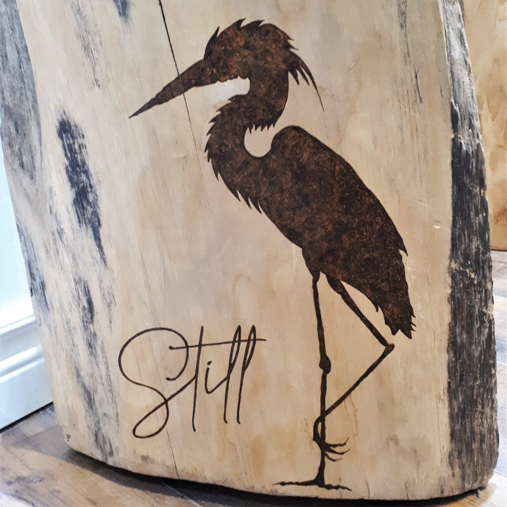 STILL - Heron on Wood