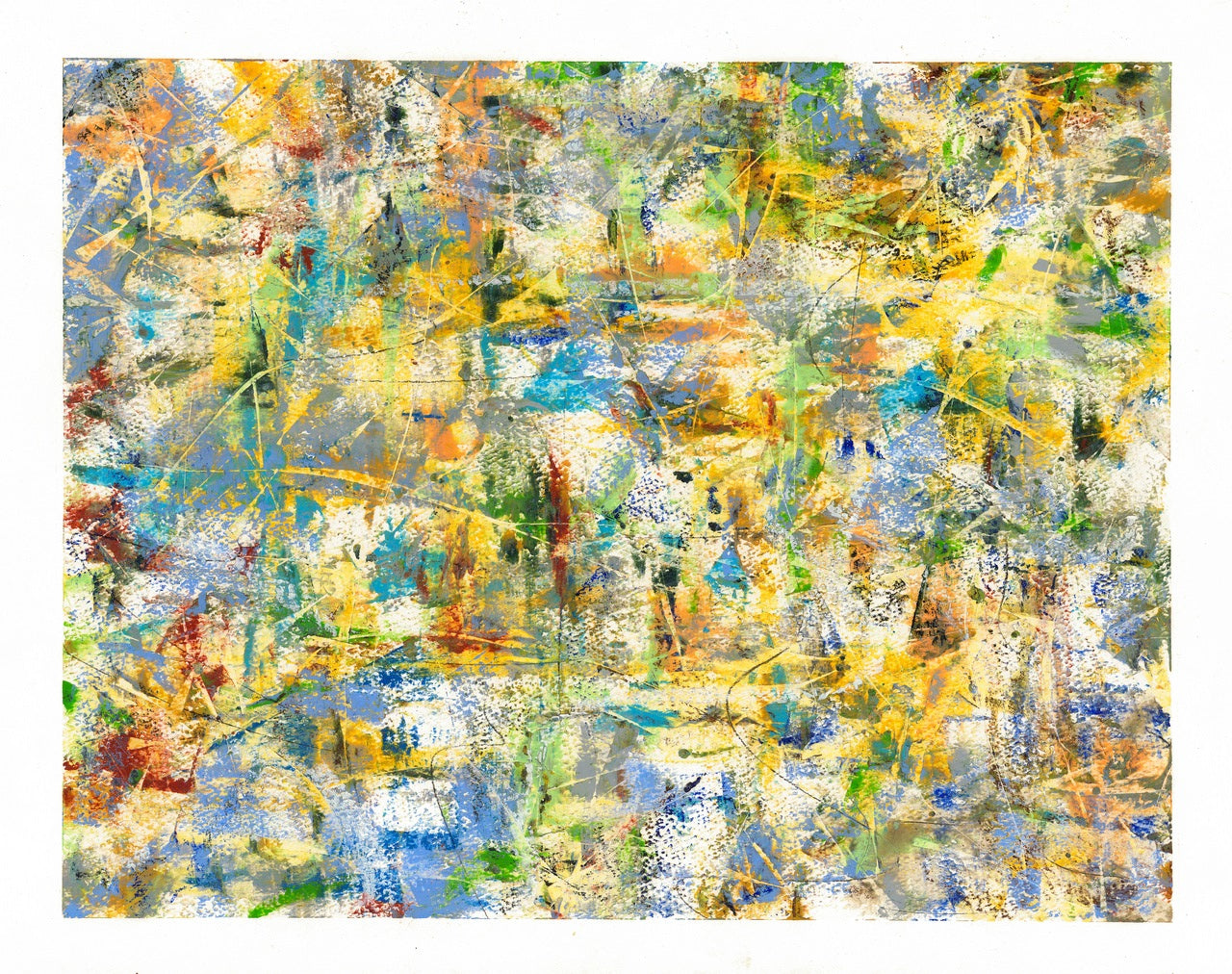 Print of Mixed Media Original Abstract I