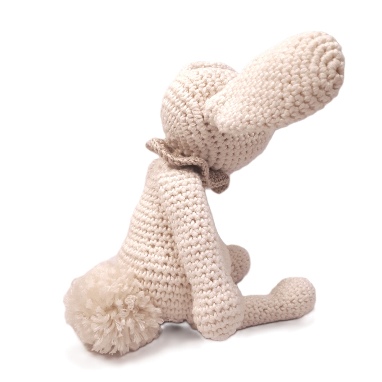 Baby Crocheted Animal & Matching Hat - Bunny