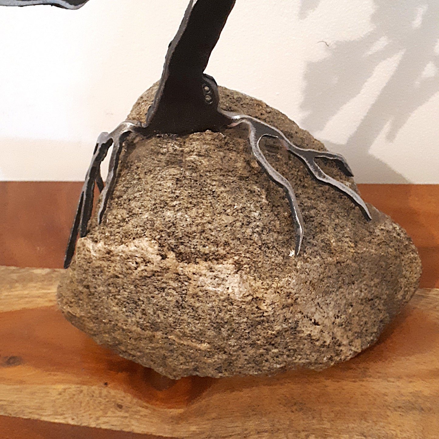 Cut-Steel Sculpture (250) - Tree on Granite