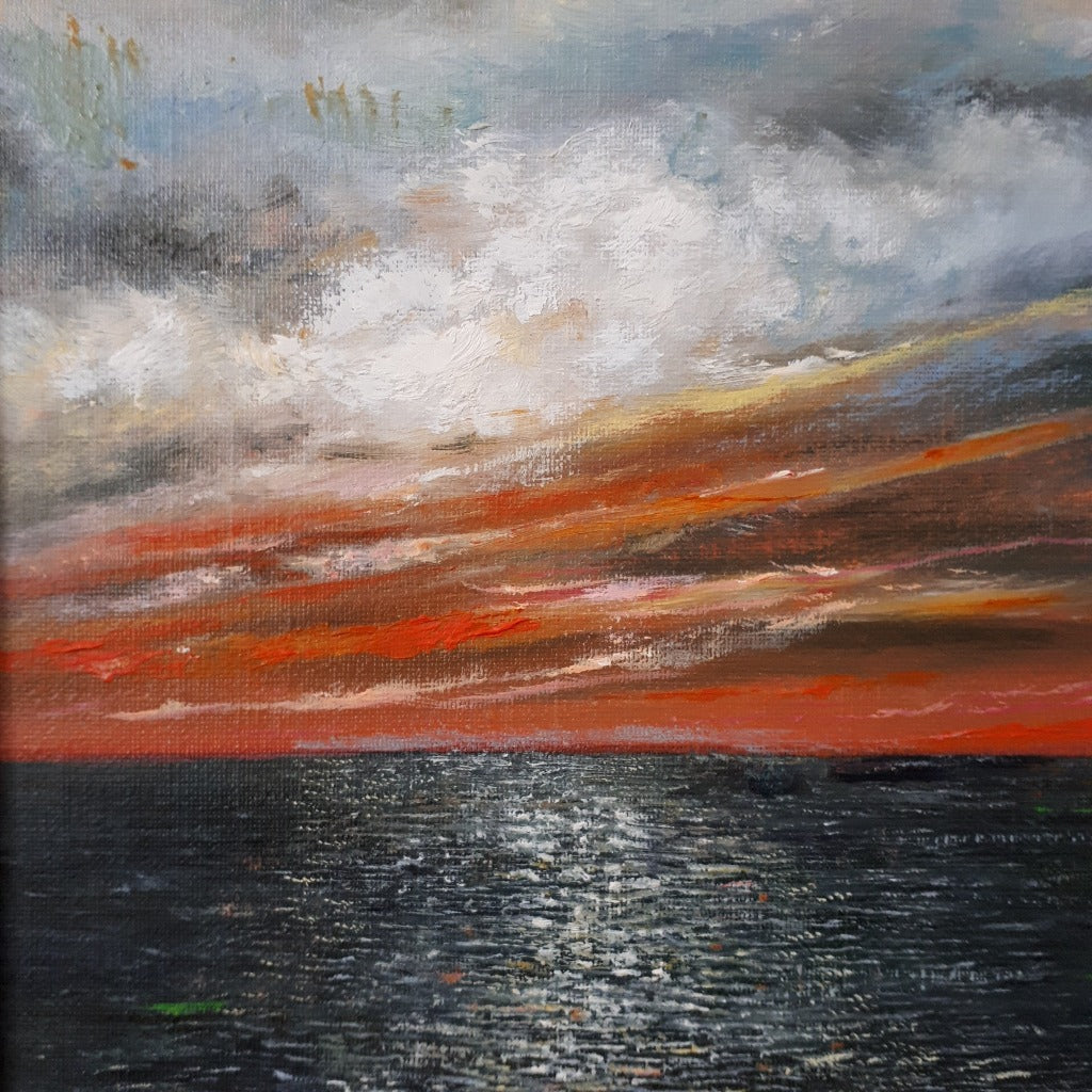 Original Oil Painting - EAST COAST SUNSET