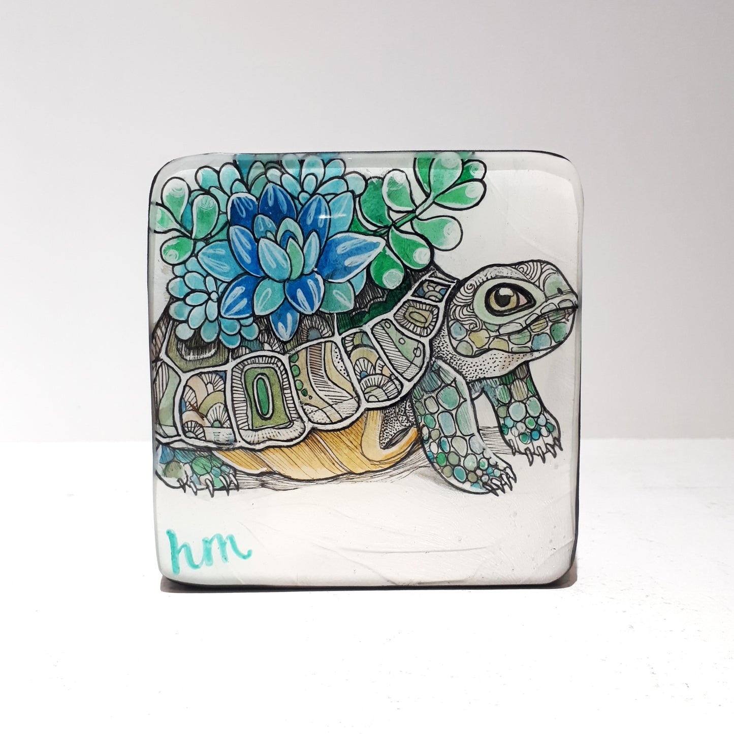 Original Ink, Pencil and Watercolour Work - EDGAR the TURTLE
