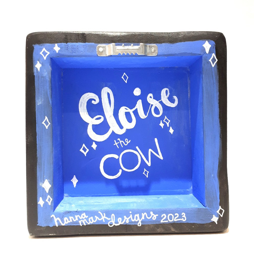 Original Ink and Pencil on paper - ELOISE the COW