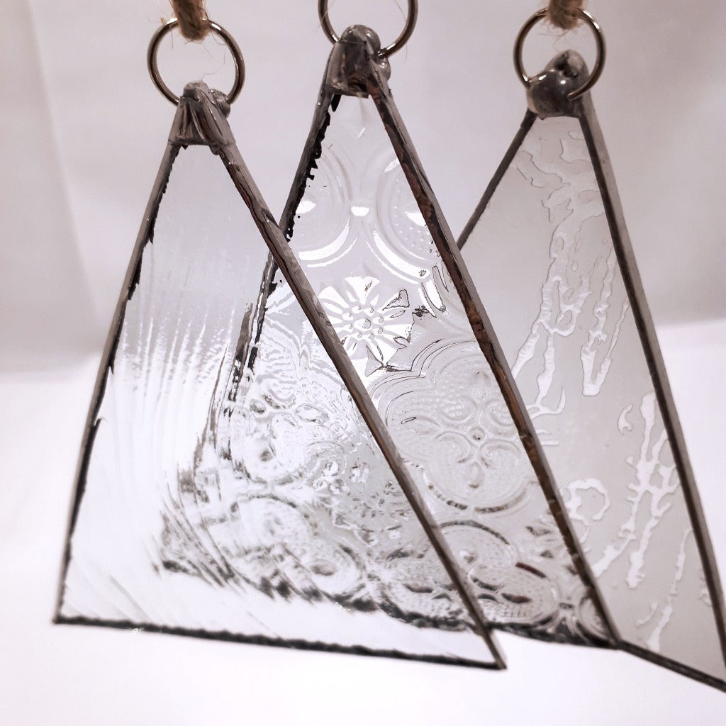 Christmas Ornament - 4" Glass Tree (single)