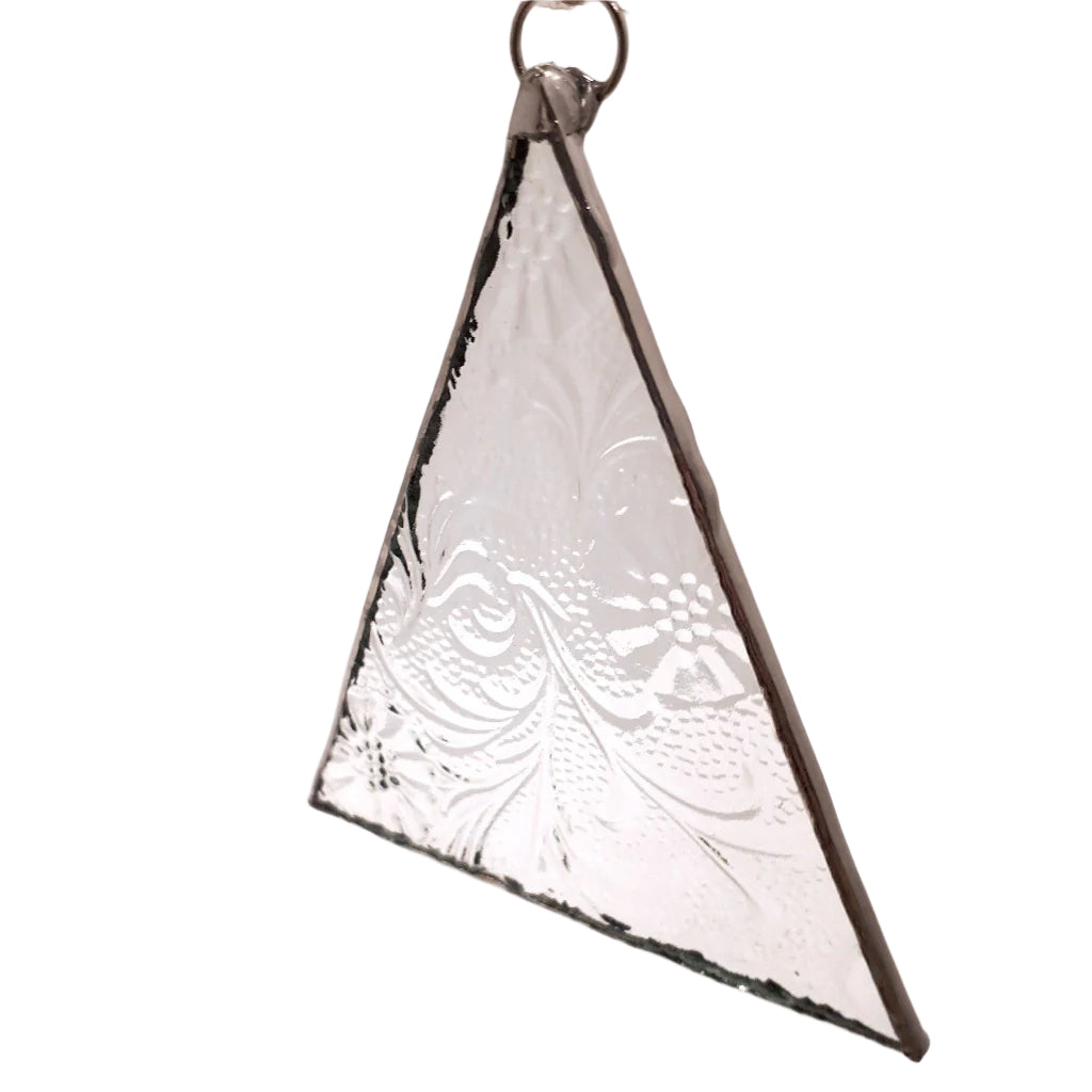 Christmas Ornament - 4" Glass Tree (single)