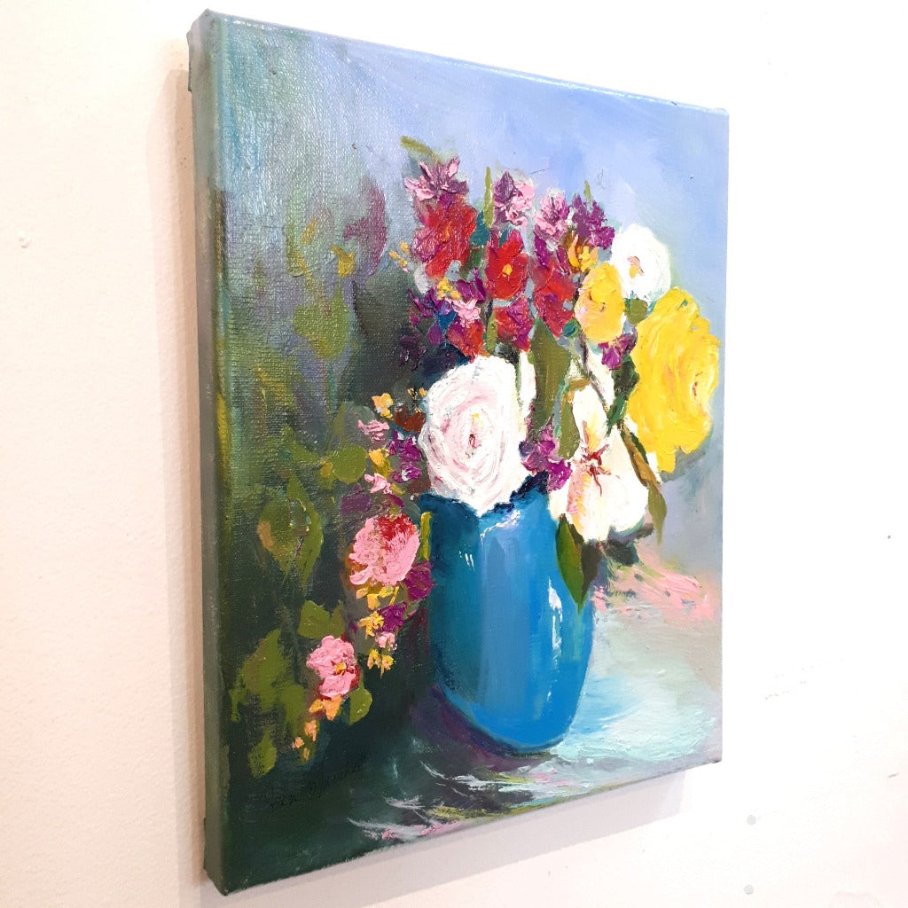 Original Oil Painting - GARDEN JOY