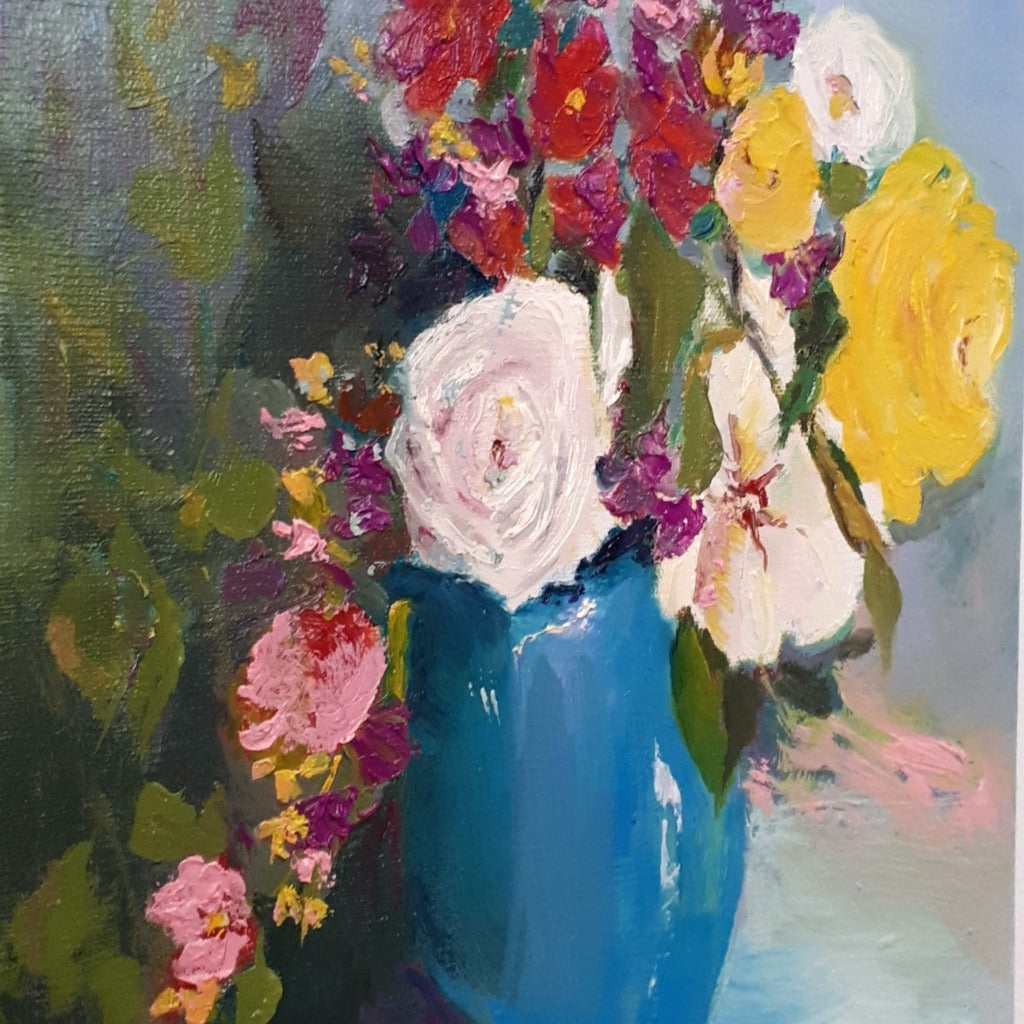 Original Oil Painting - GARDEN JOY