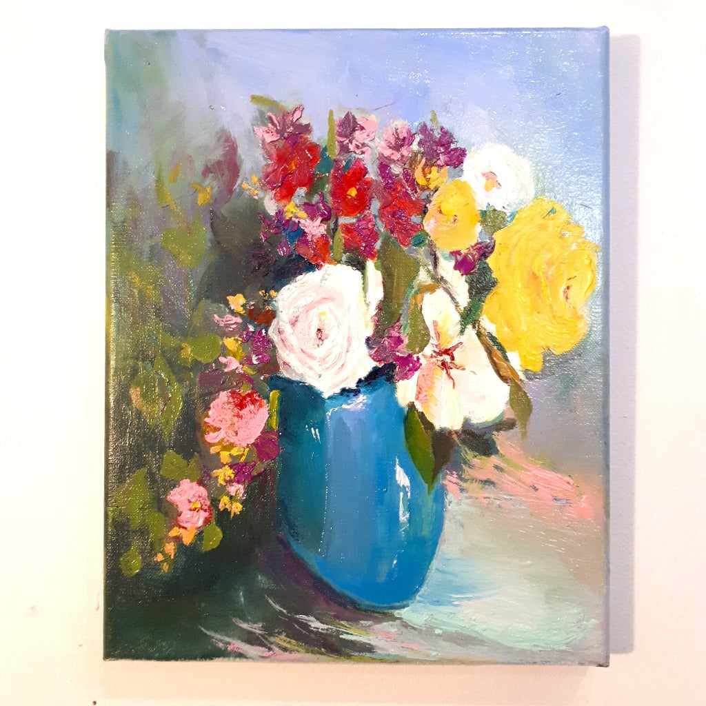 Original Oil Painting - GARDEN JOY