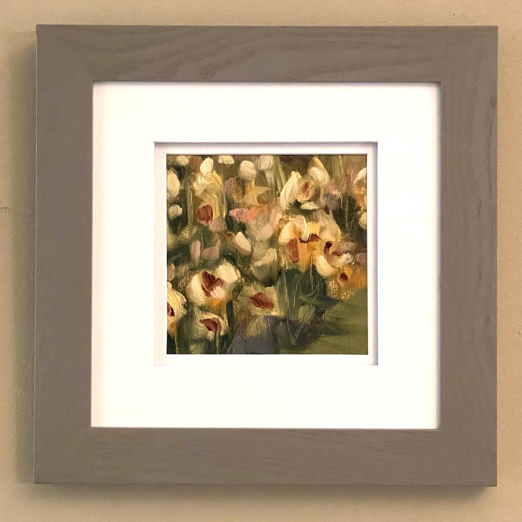 Framed Original Oil - GOLDEN BLOOMS