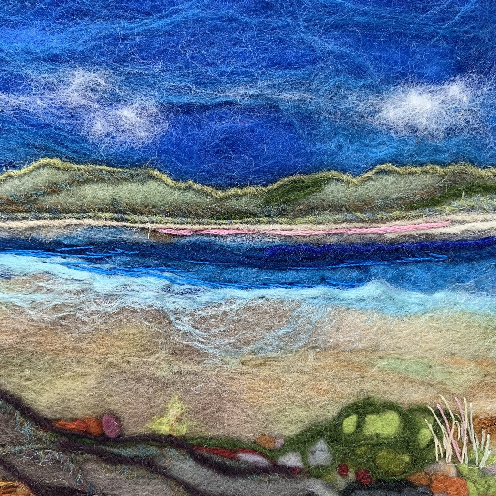 Original Felted Wool Landscape - ISLAY