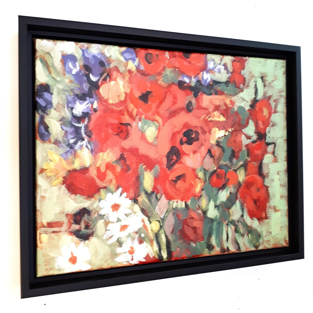 Framed Original Oil - SYMPHONY IN RED