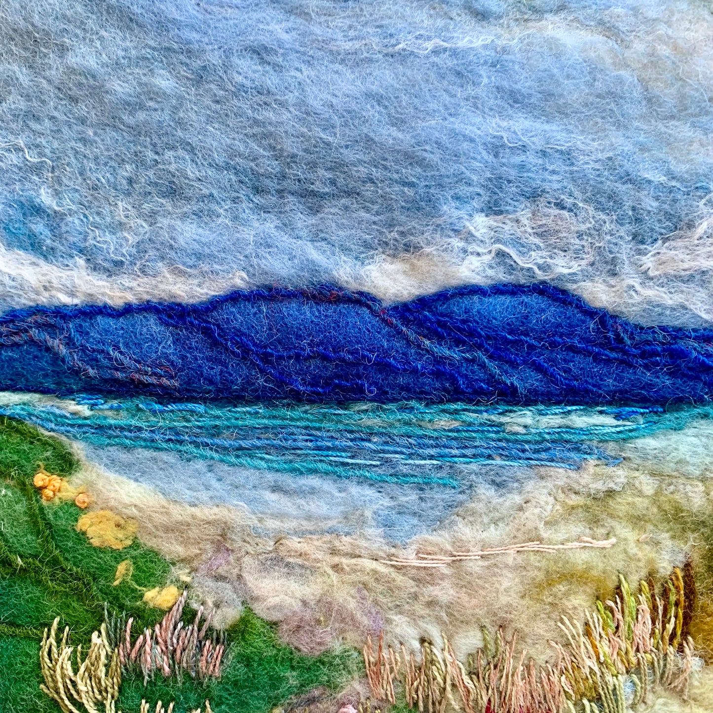 Original Felted Wool Landscape - THE HEBRIDES
