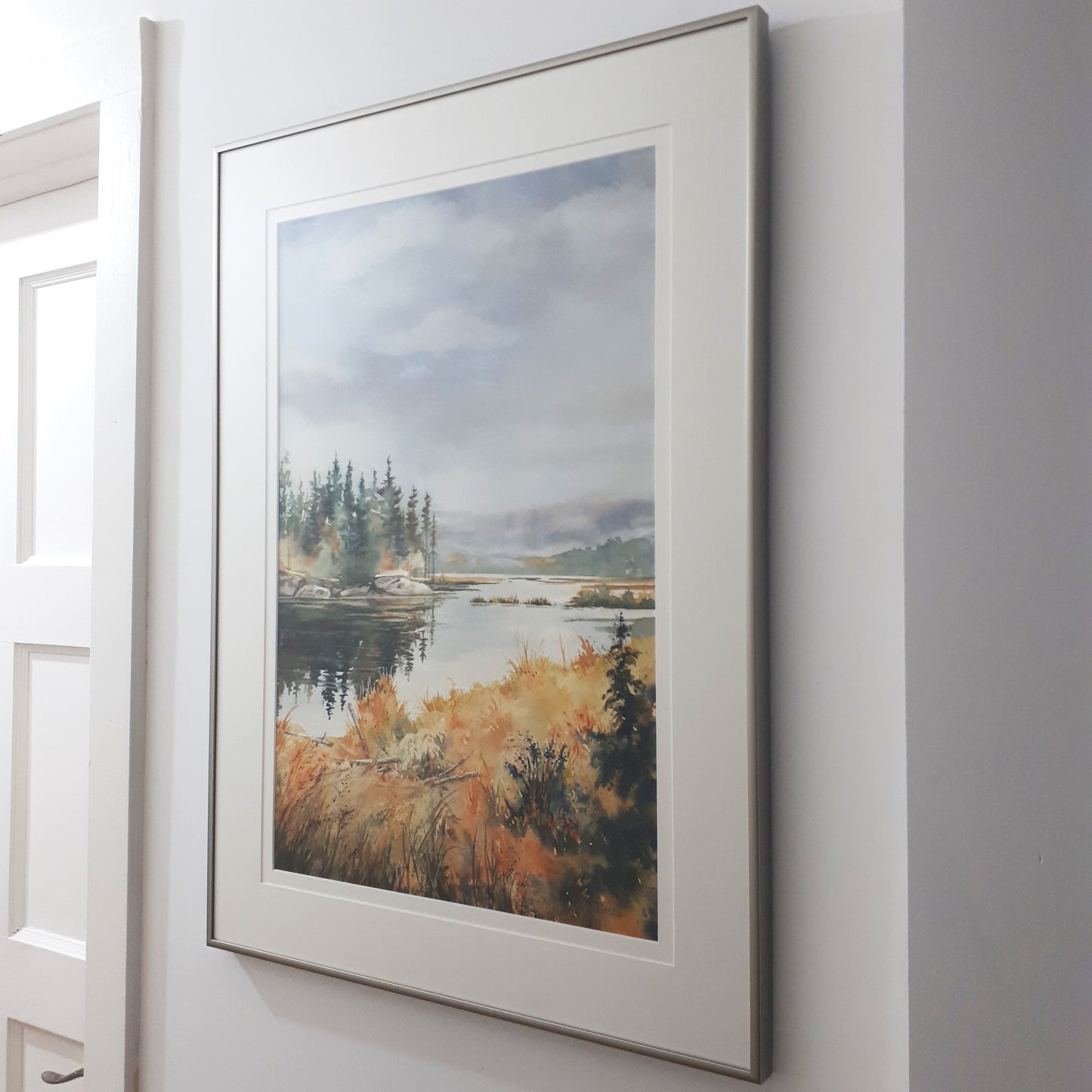 Framed Original Watercolour - THE RESTLESSNESS OF SEASONS