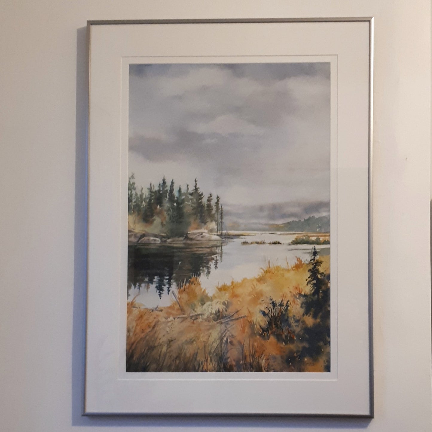 Framed Original Watercolour - THE RESTLESSNESS OF SEASONS