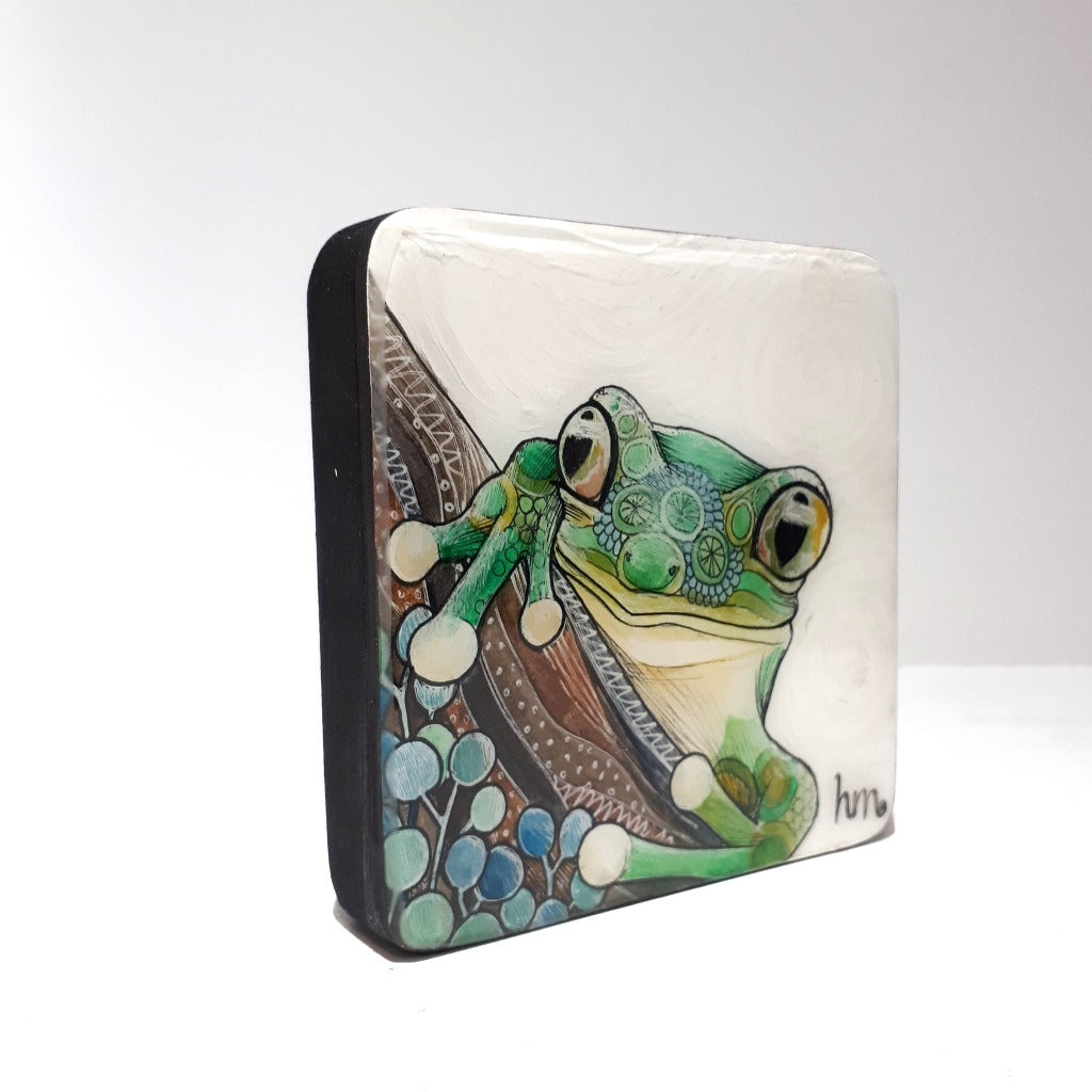 Original Ink, Pencil and Watercolour Work - WILLA, THE TREE FROG