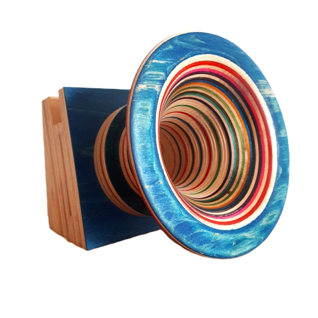 Gramophone - The Watson - Recycled Skateboard - blue