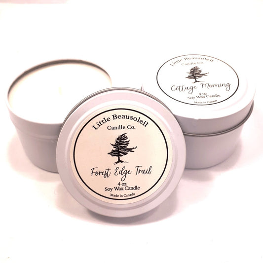 Candle Tins - 4 oz - Little Beausoleil Candle Co