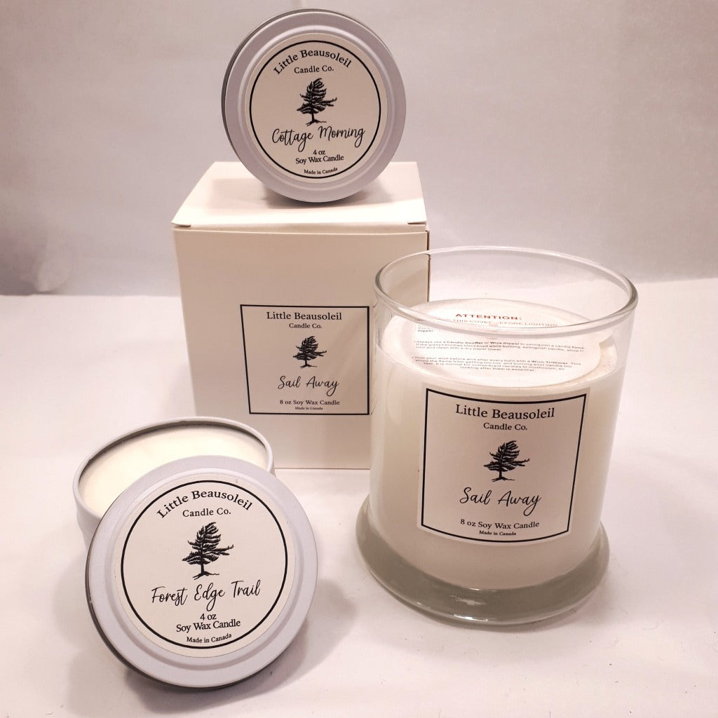 Candle Tins - 4 oz - Little Beausoleil Candle Co