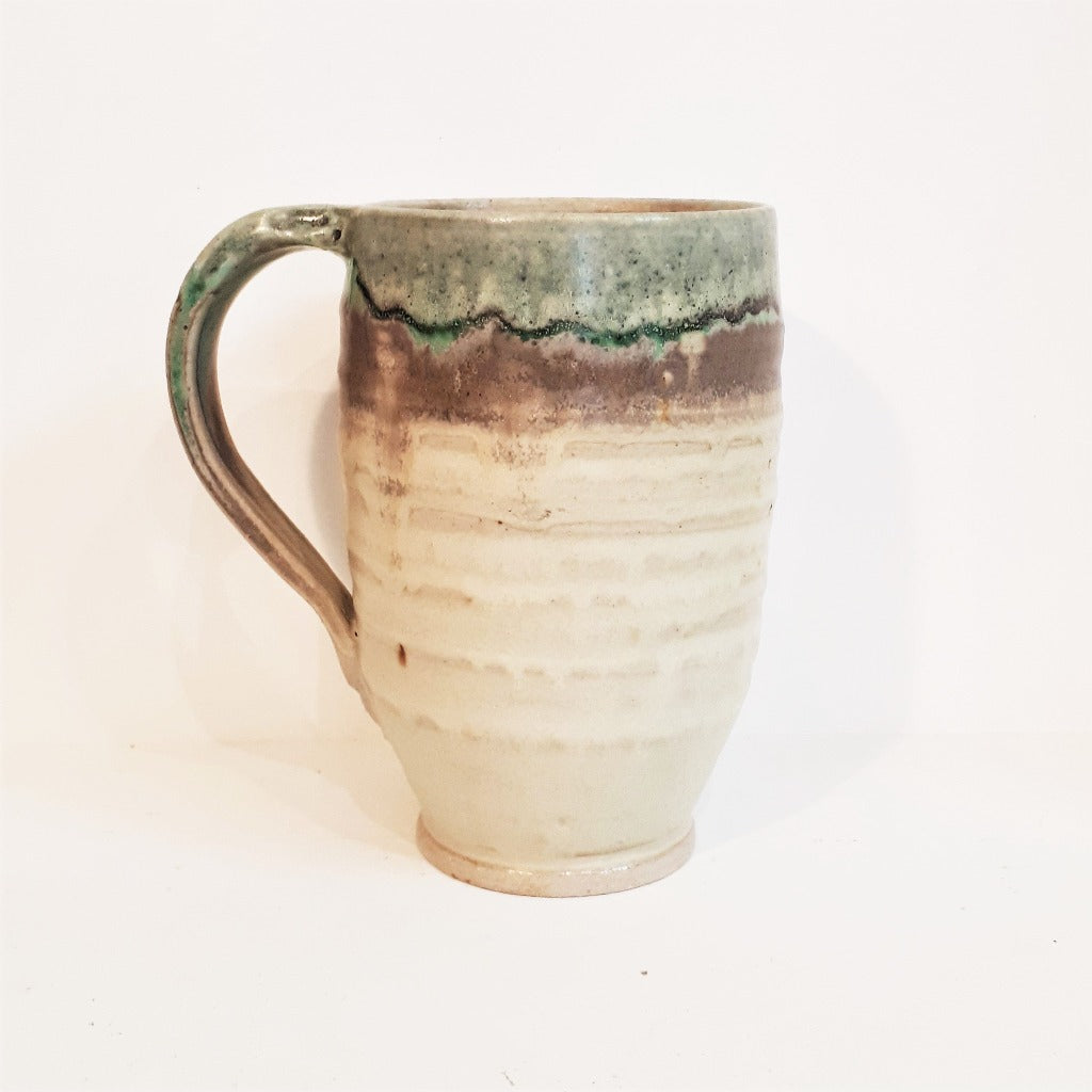 Pottery Mug - Turquoise & Toast