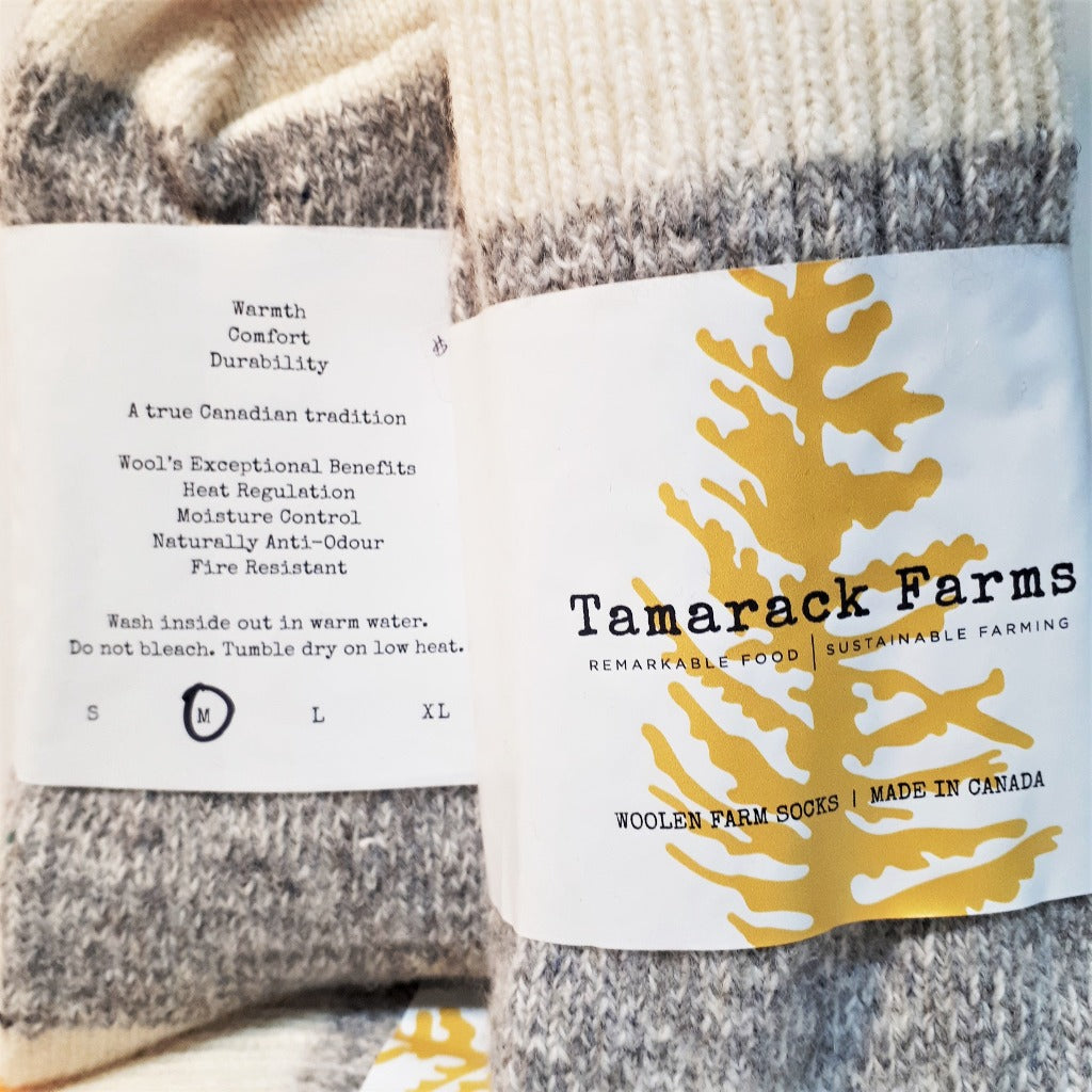 Wool Farm/Chefs Socks from Tamarack Farms