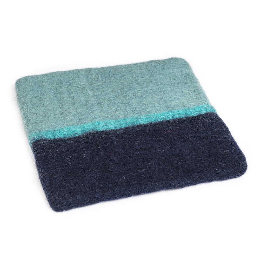 Felt Trivet - Blue, Grey or Yellow