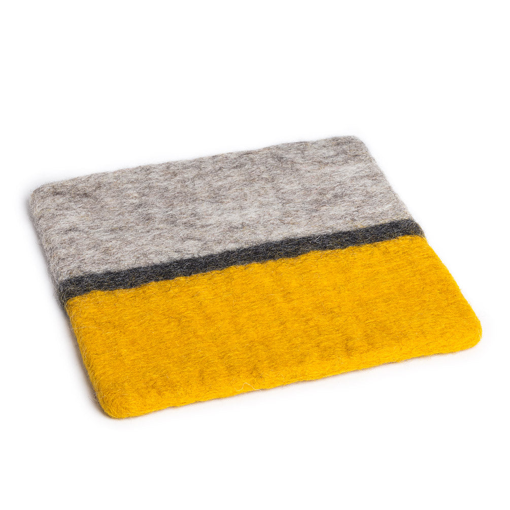 Felt Trivet - Blue, Grey or Yellow