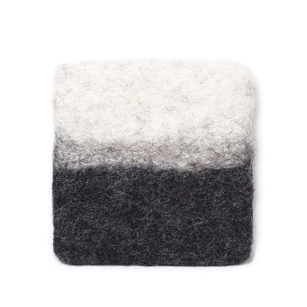 Felt Coaster Set of Four - Blue or Grey