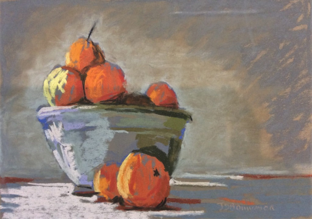 Original Pastel Still Life - CITRUS