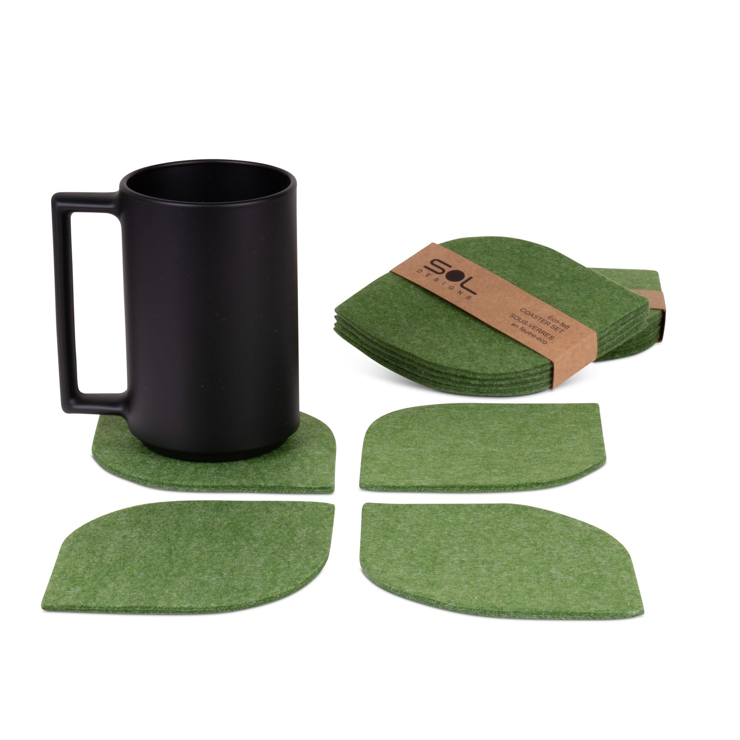 Coaster Set of Four - Felt