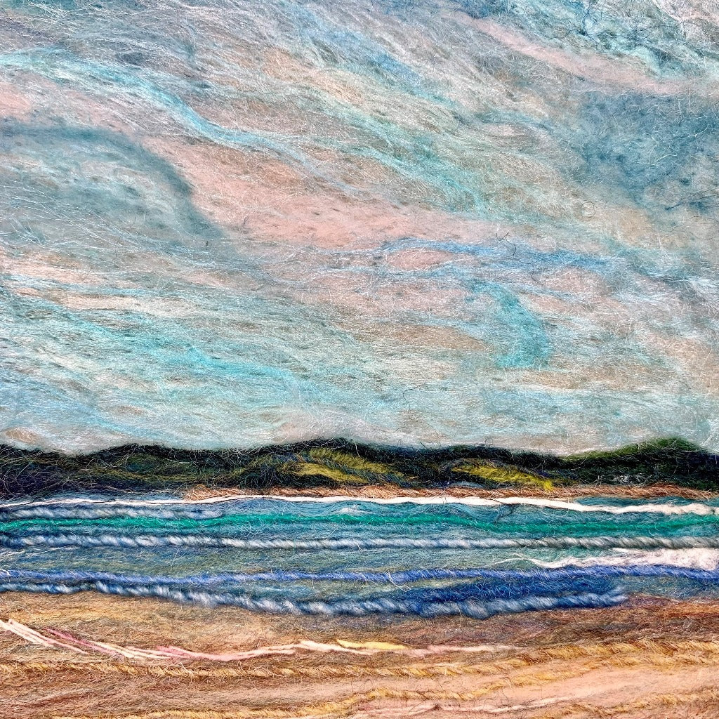 Original Felted Wool Landscape - ENDLESS SKY