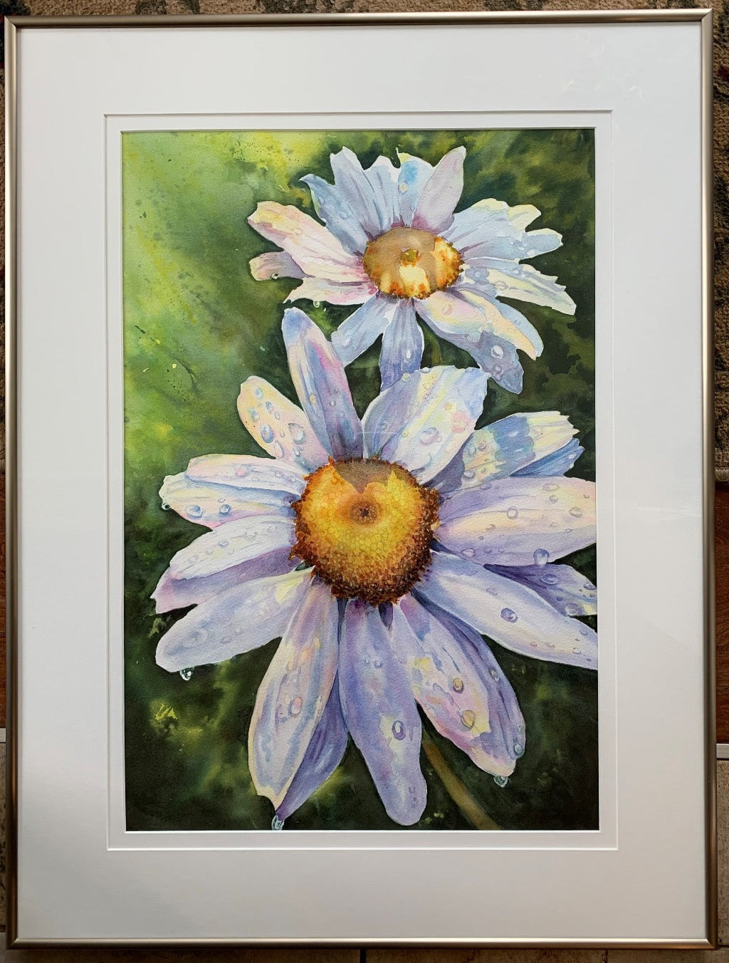 Framed Original Painting - HERE COMES THE SUN