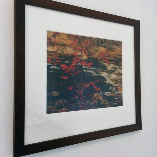 Group of Seven Wood-Framed Print - A. Y. Jackson - THE RED MAPLE, 1914