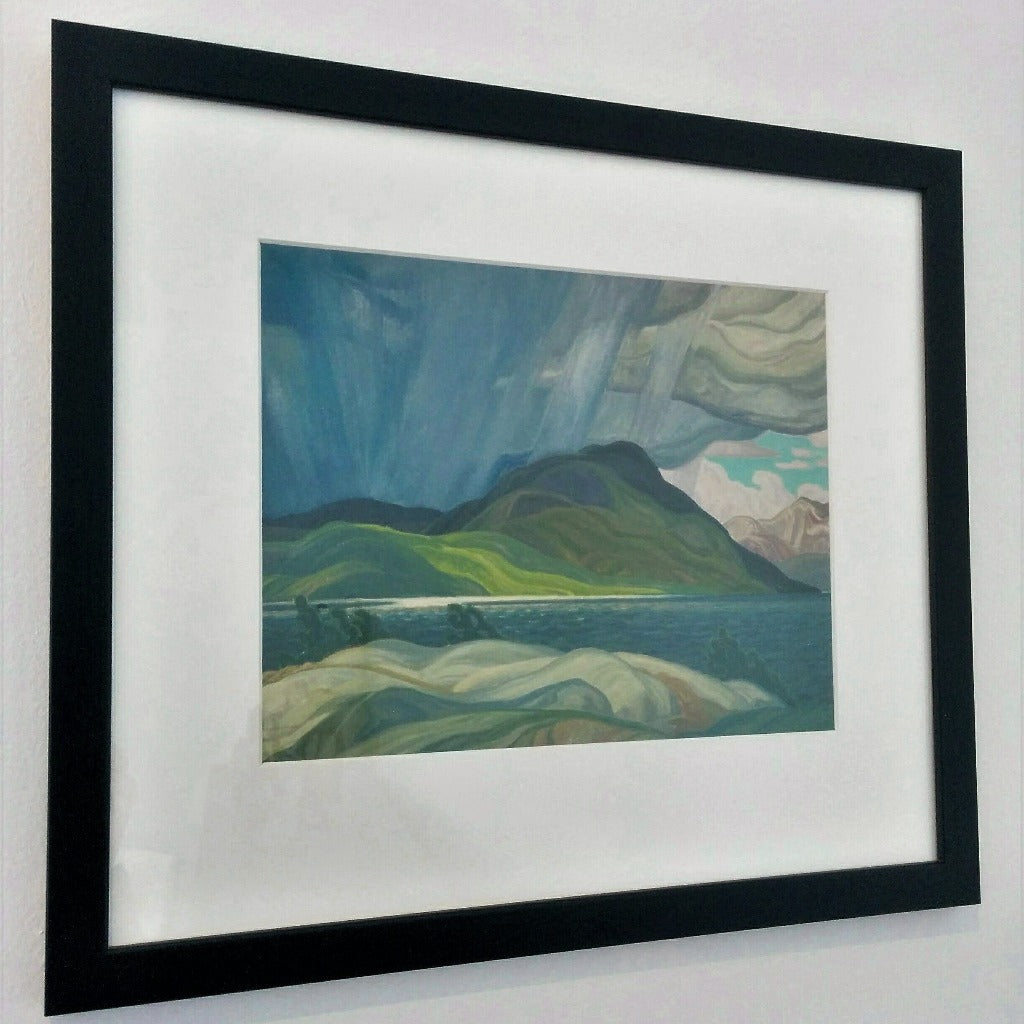 Group of Seven Aluminum-Framed Print - Franklin Carmichael - LAKE WABAGISHIK, 1928