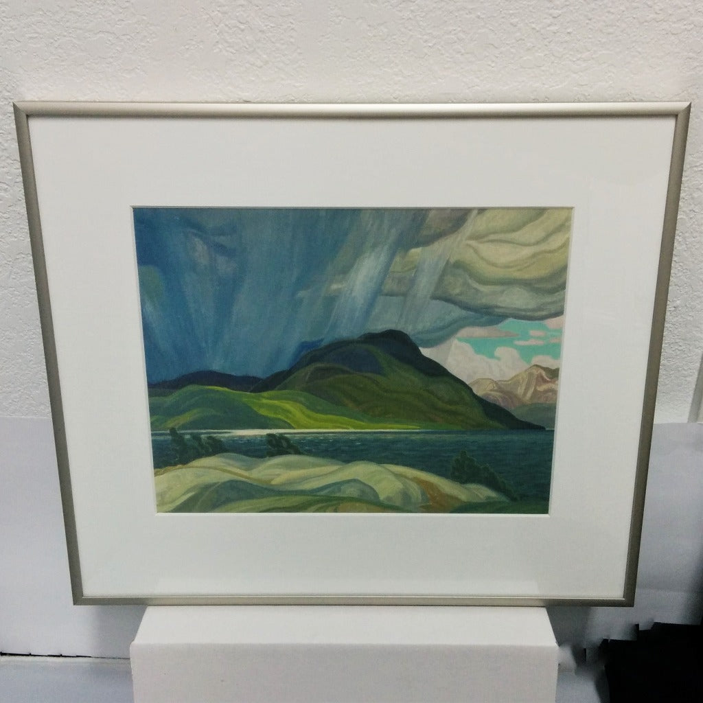 Group of Seven Aluminum-Framed Print - Franklin Carmichael - LAKE WABAGISHIK, 1928