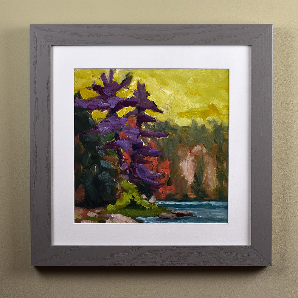 Framed Original Oil - SILENT LAKE