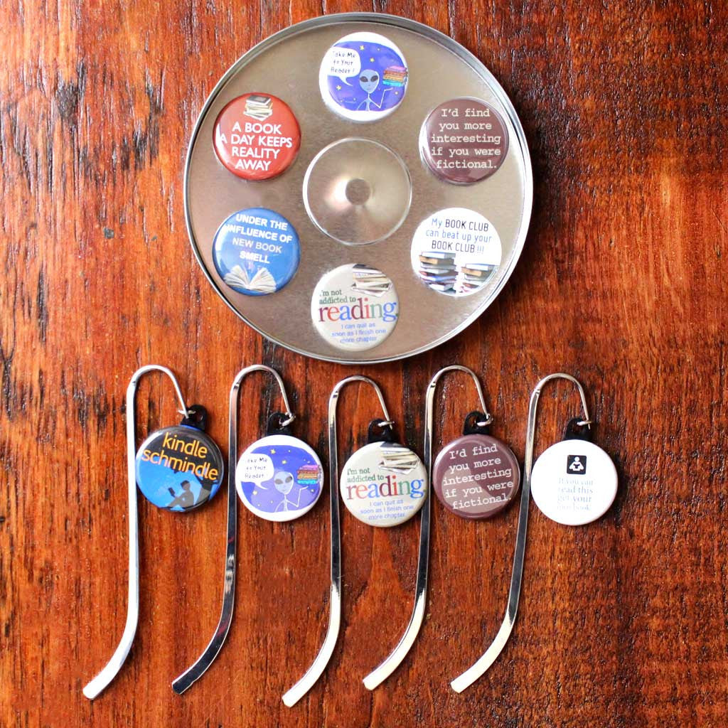 Book Lovers Magnets - Set of Six