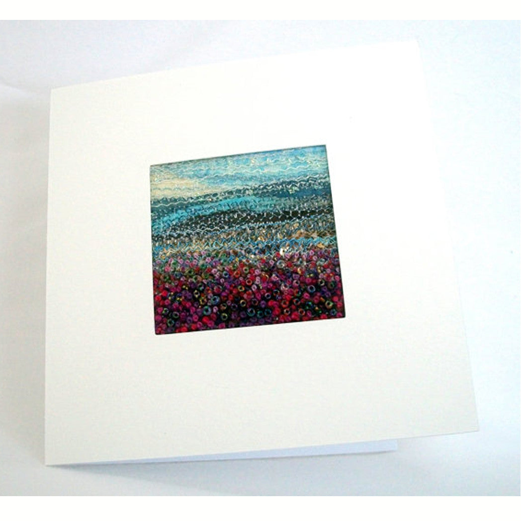 Note Card - Landscape/Seascape Fibre Art Card - Single