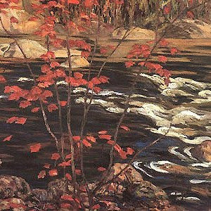 Group of Seven Matted Print - A. Y. Jackson - The Red Maple