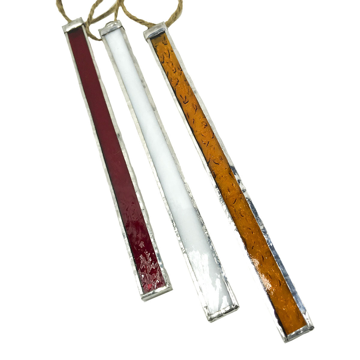 Xmas Ornaments - 6",7" Icicles - Framed