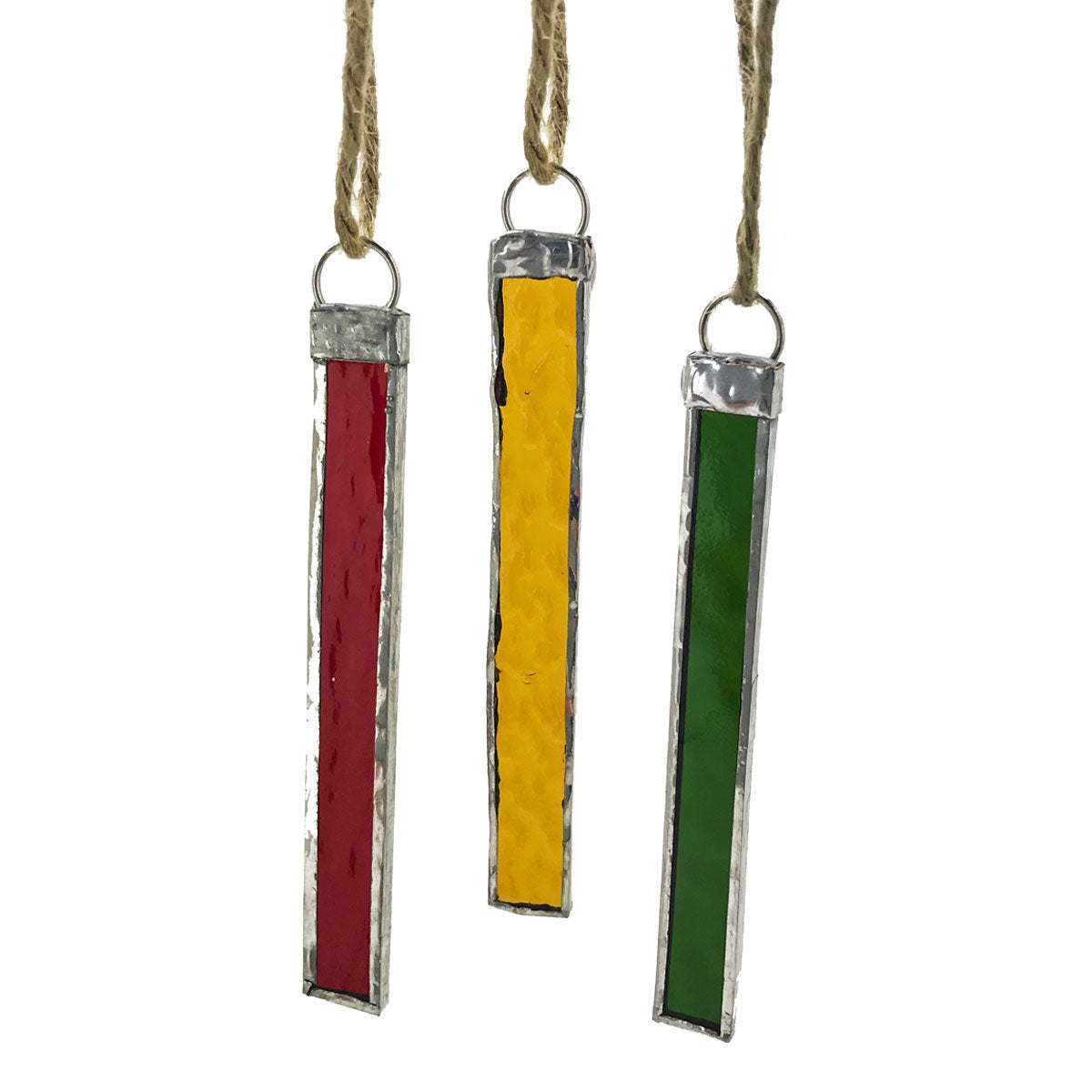 Christmas Tree Ornaments - 5" Framed Icicles