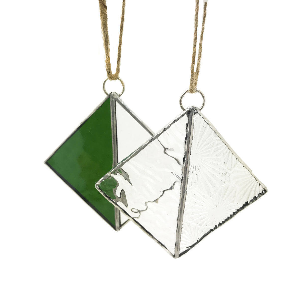 Xmas Ornaments - Diamonds & Houses