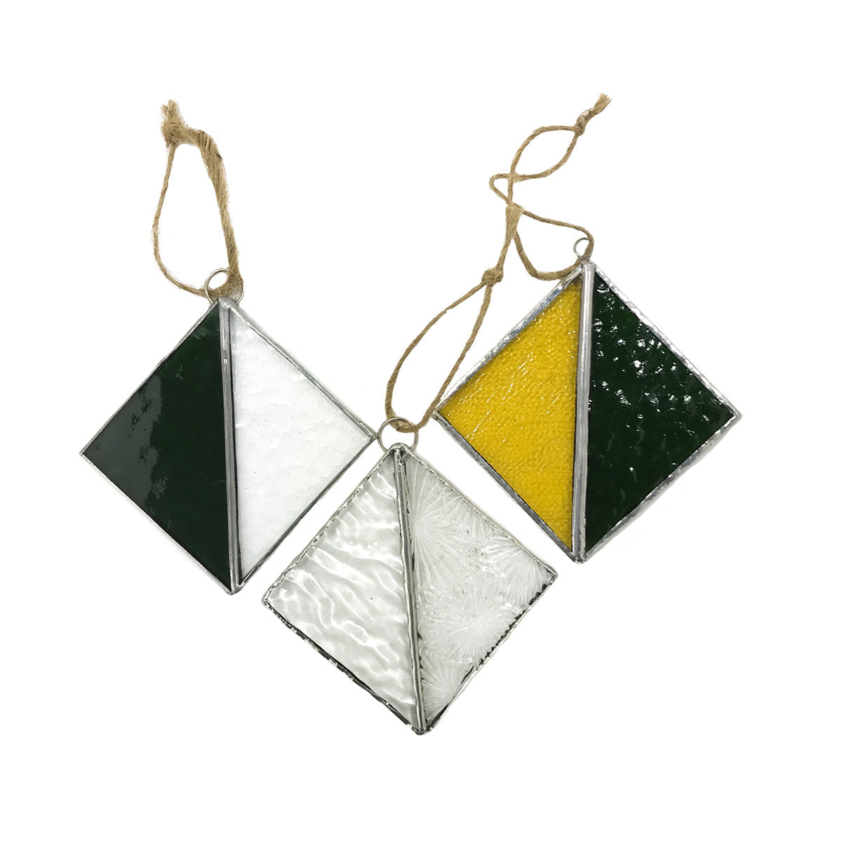 Xmas Ornaments - Diamonds & Houses
