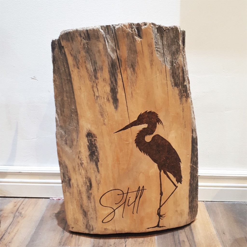 STILL - Heron on Wood