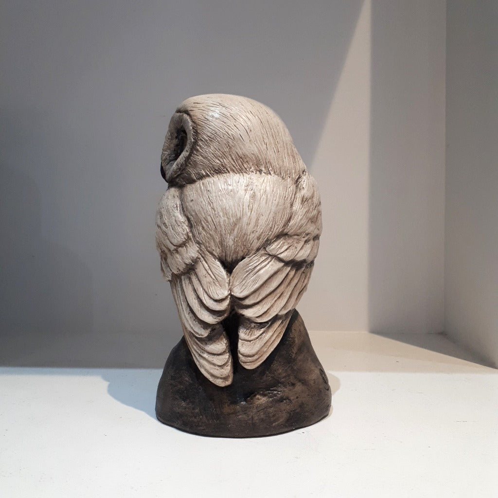 LITTLE OWL II - Original Three-dimensional Carved Sculpture
