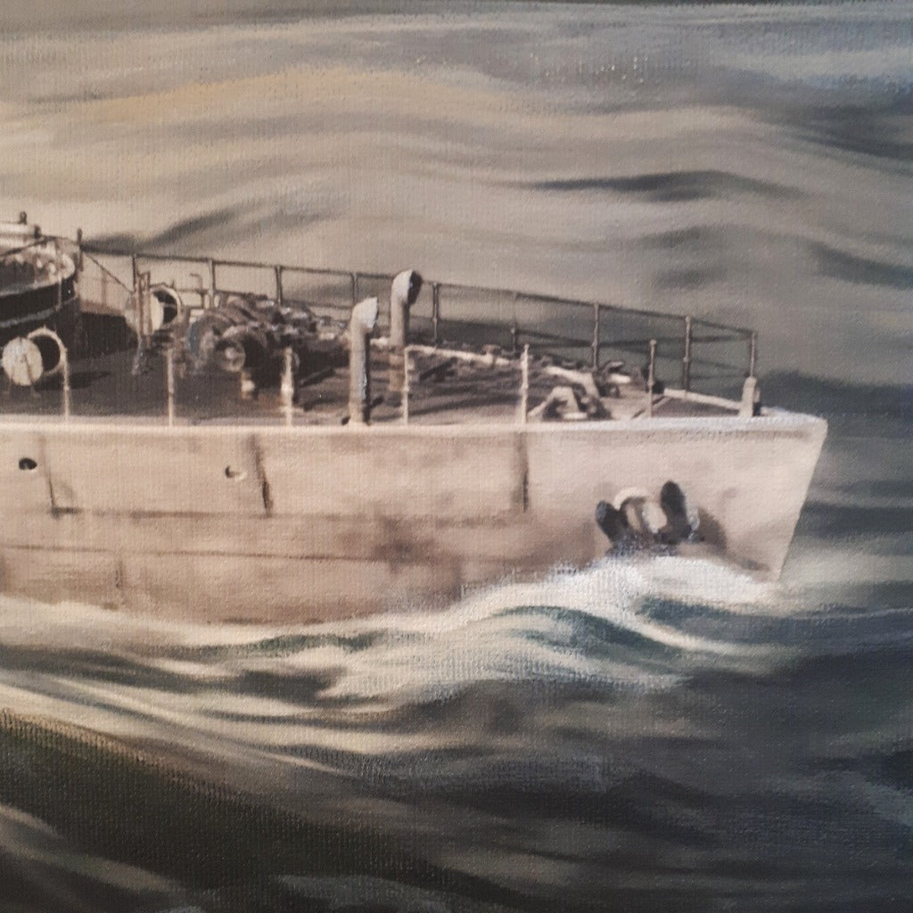 Original Oil - H.M.C.S. BRANDON