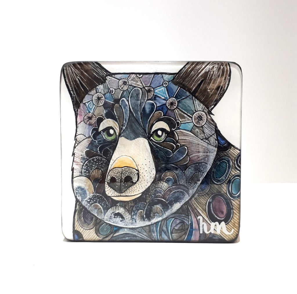 Original Ink, Pencil and Watercolour Work - BLUE THE BEAR