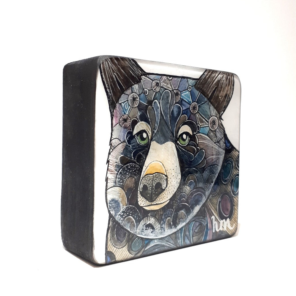 Original Ink, Pencil and Watercolour Work - BLUE THE BEAR