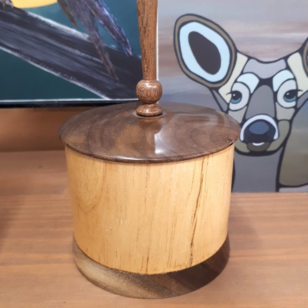 Wood-turned Boxes with Lids